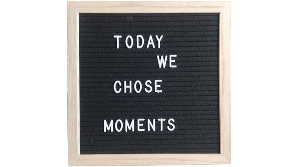 10x10 felt message board