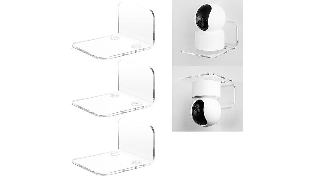 acrylic floating wall shelves