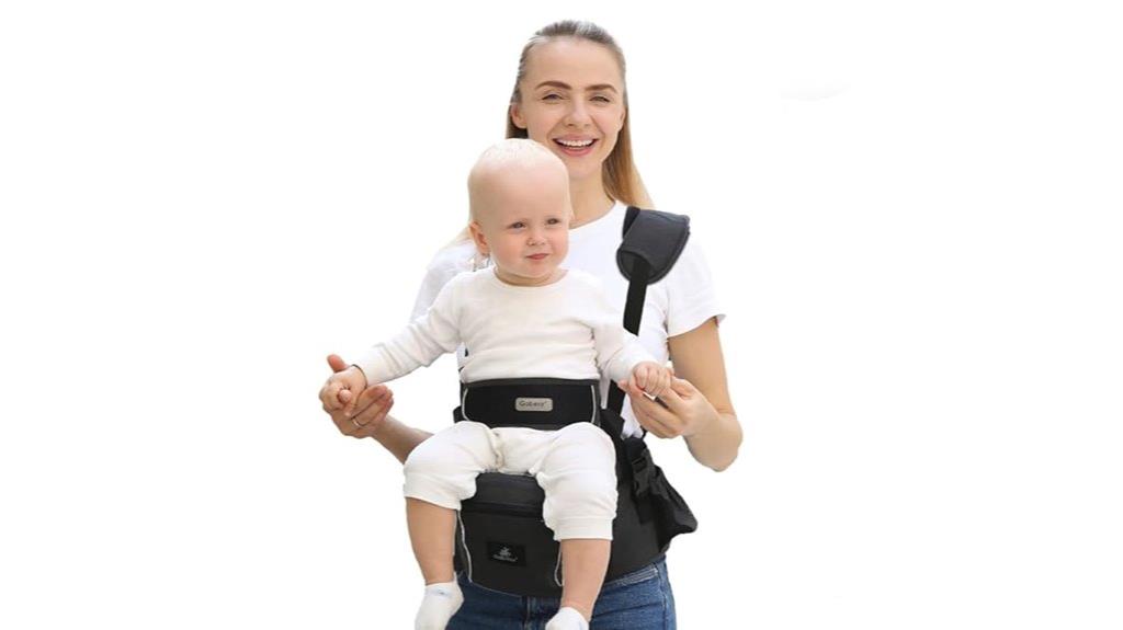 adjustable baby carrier with storage