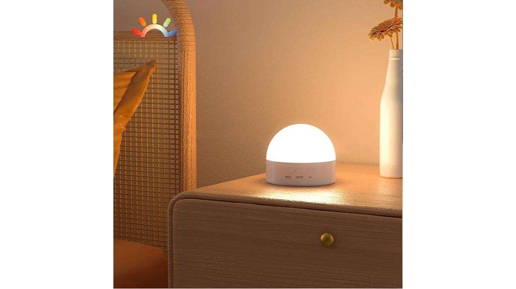 adjustable multi color night light