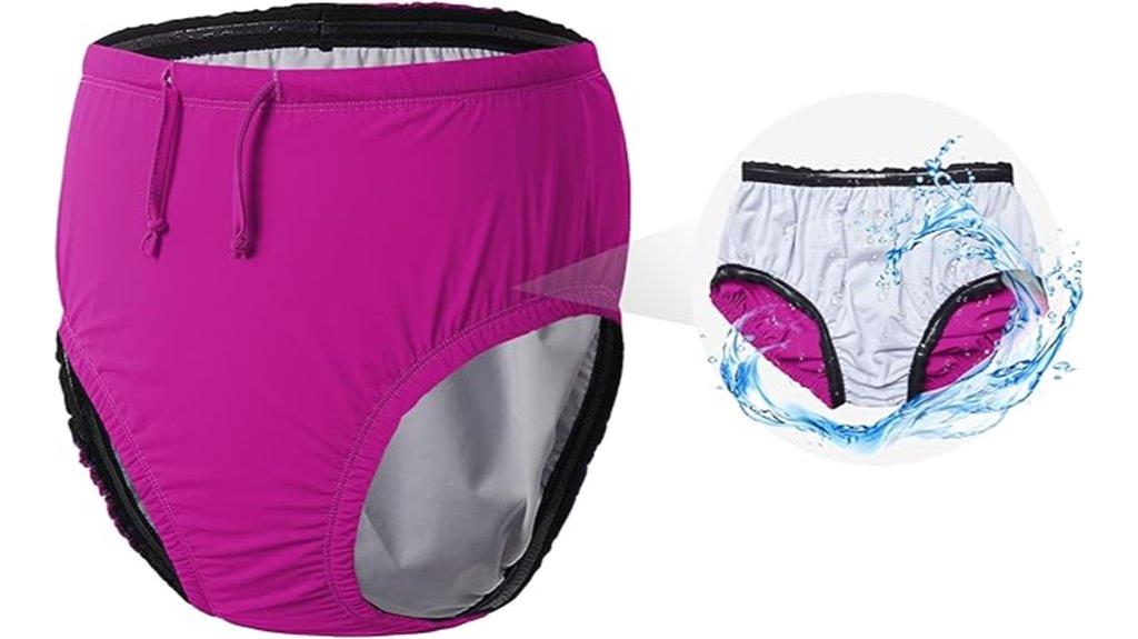adult pink waterproof diapers