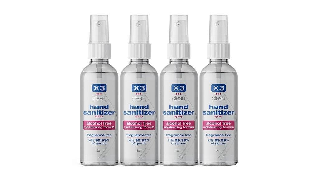 alcohol free fragrance free sanitizer