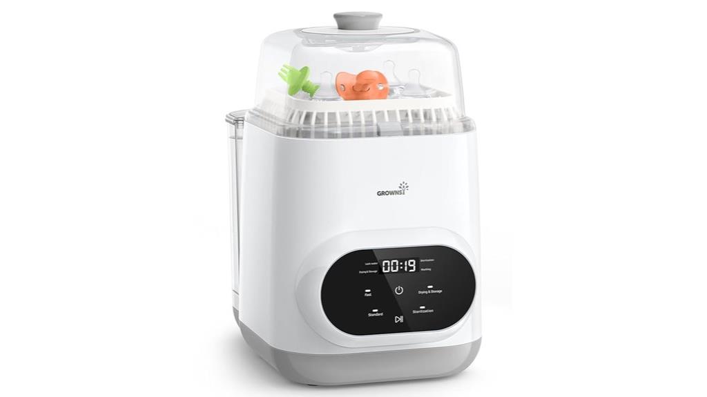 automatic bottle cleaning system