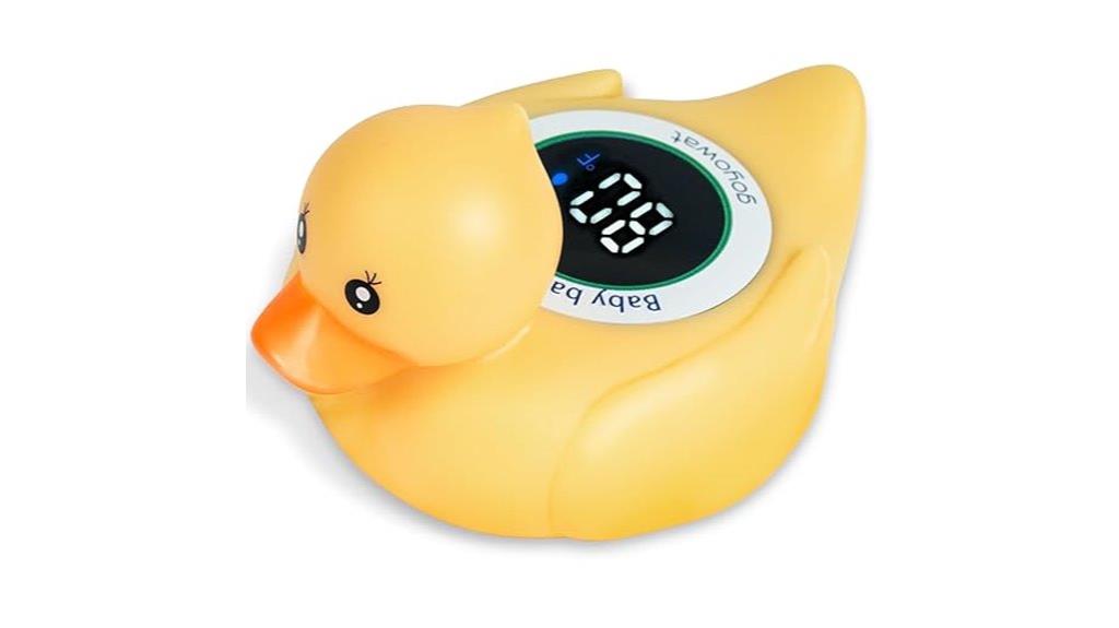 baby bath thermometer with led