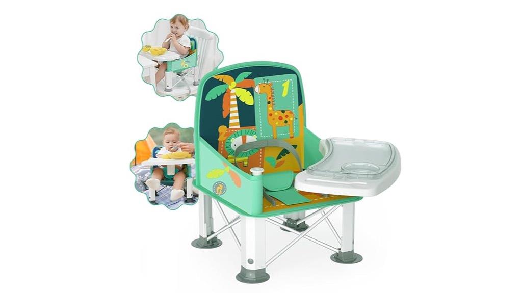 baby booster with trays