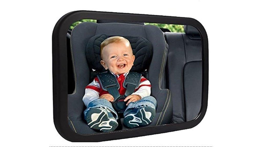 baby car mirror rotation