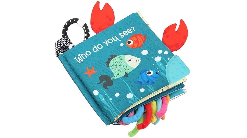 baby fish crinkle cloth books