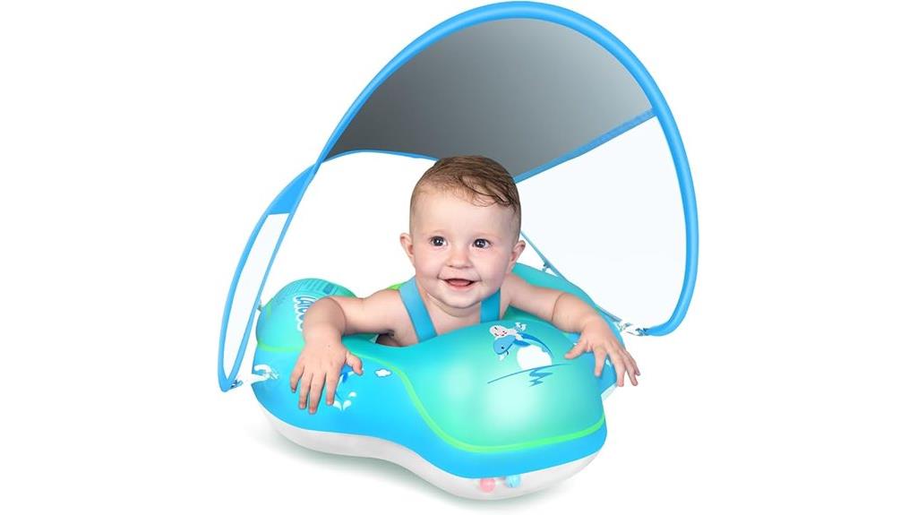 baby float with sun canopy