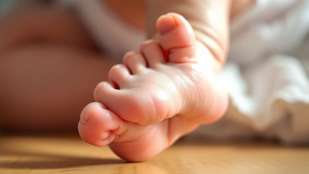 baby foot reflex reactions