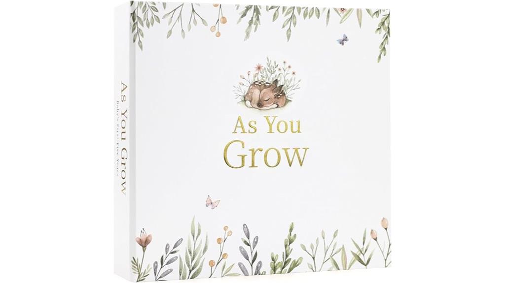 baby milestone memory book