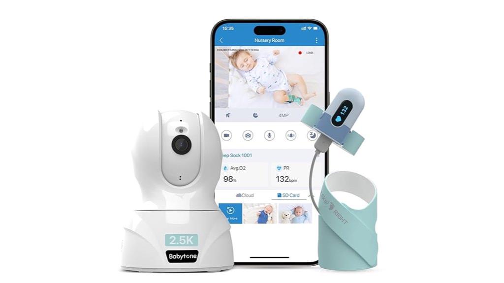 baby monitor with sleep sock
