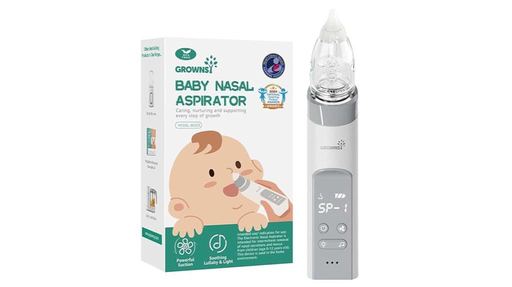 baby nasal aspirator with music