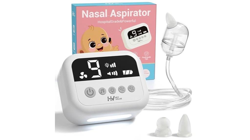 baby nasal aspirator with night light