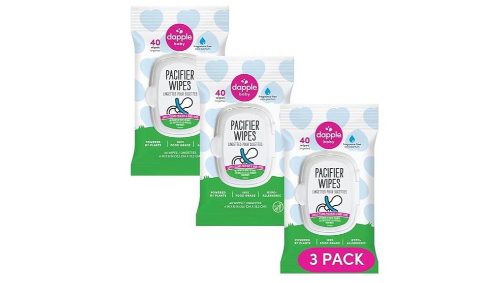 baby pacifier wipe set