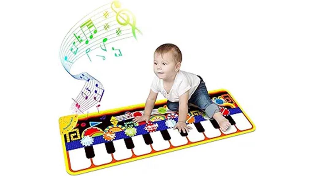 baby piano mat with music
