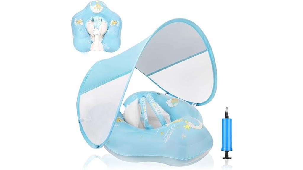 baby pool float with canopy