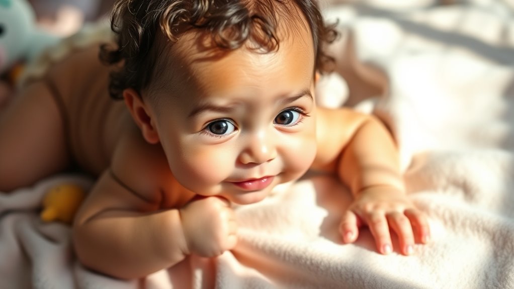 baby rolling and crawling milestones