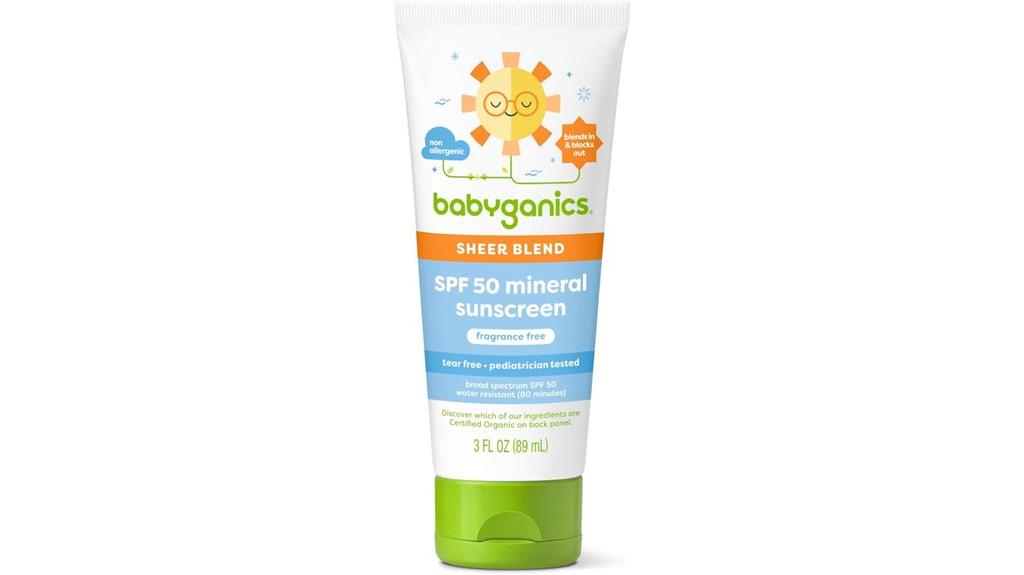 baby safe mineral sunscreen