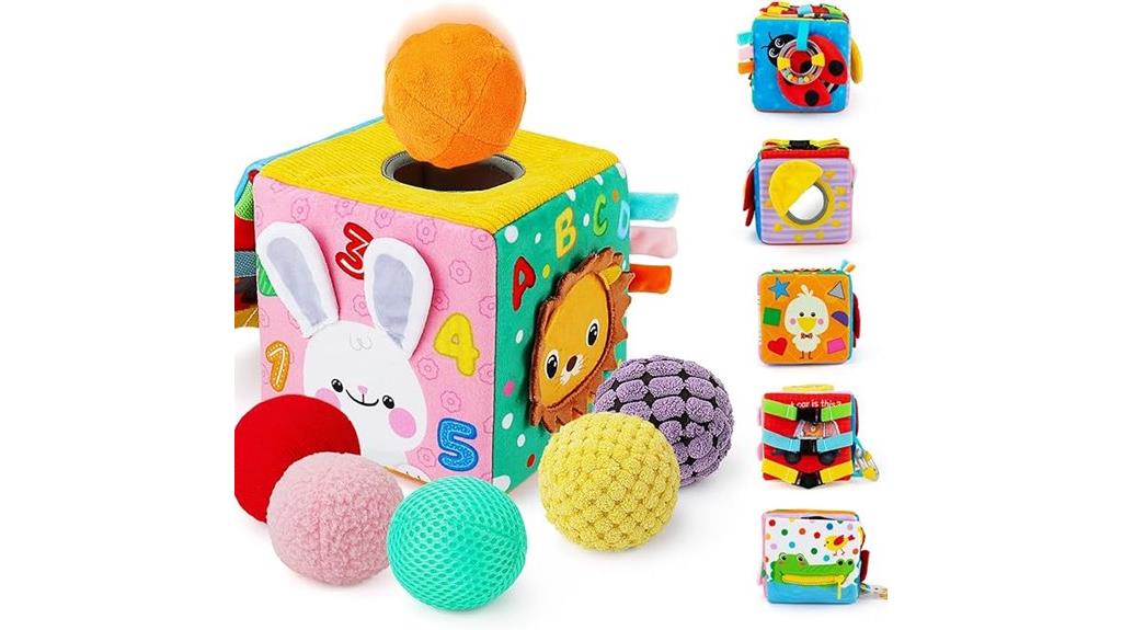 baby sensory activity cube