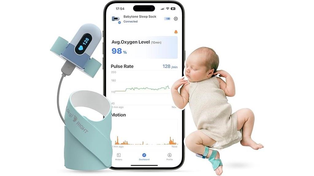 baby sleep monitor socks