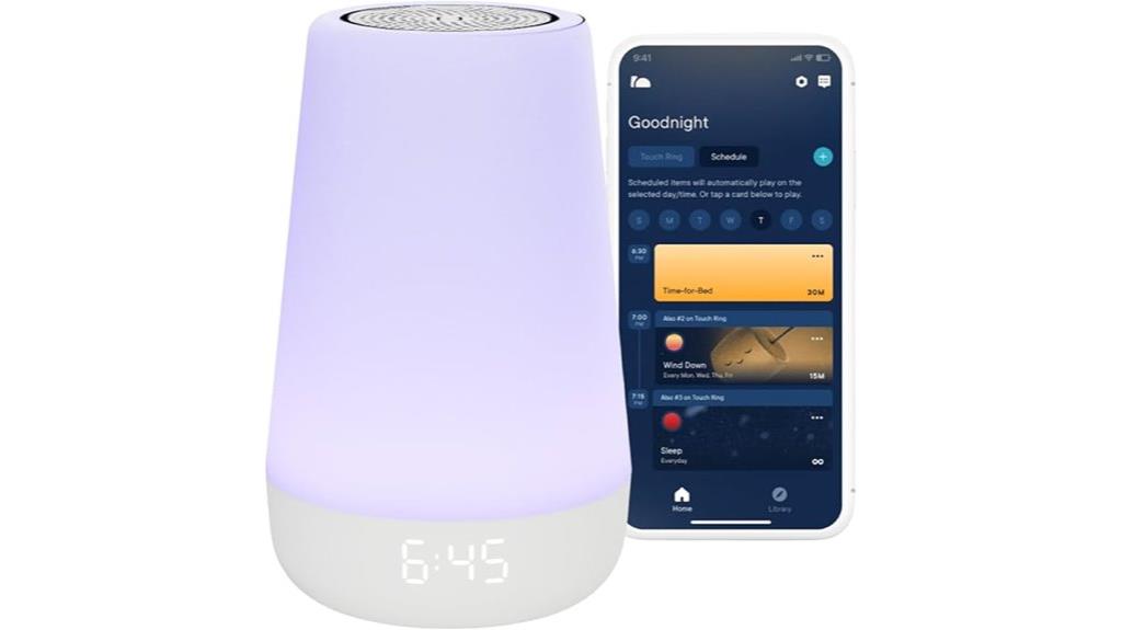baby sound machine night light