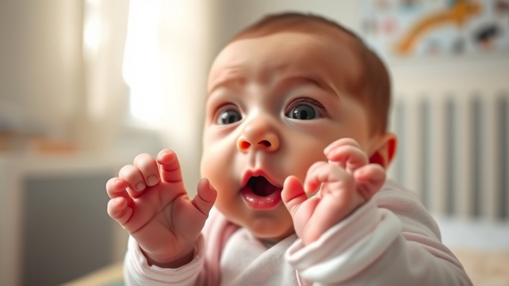 baby startle reflex peaks
