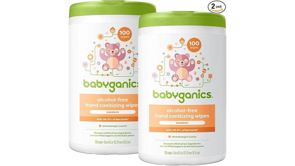 babyganics alcohol free wipes