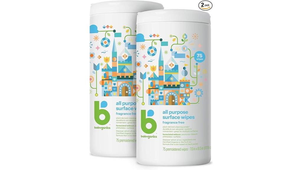 babyganics wipes fragrance free 75 pack
