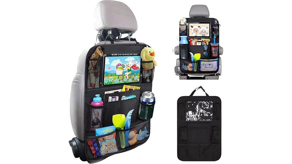 back seat organizer with pockets