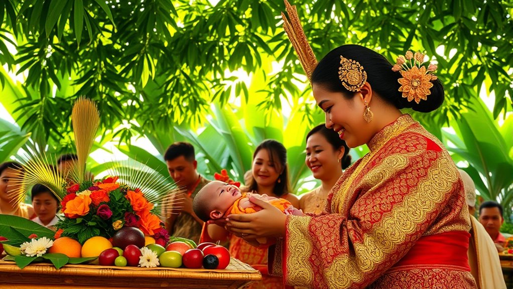 bali baby blessing ceremony