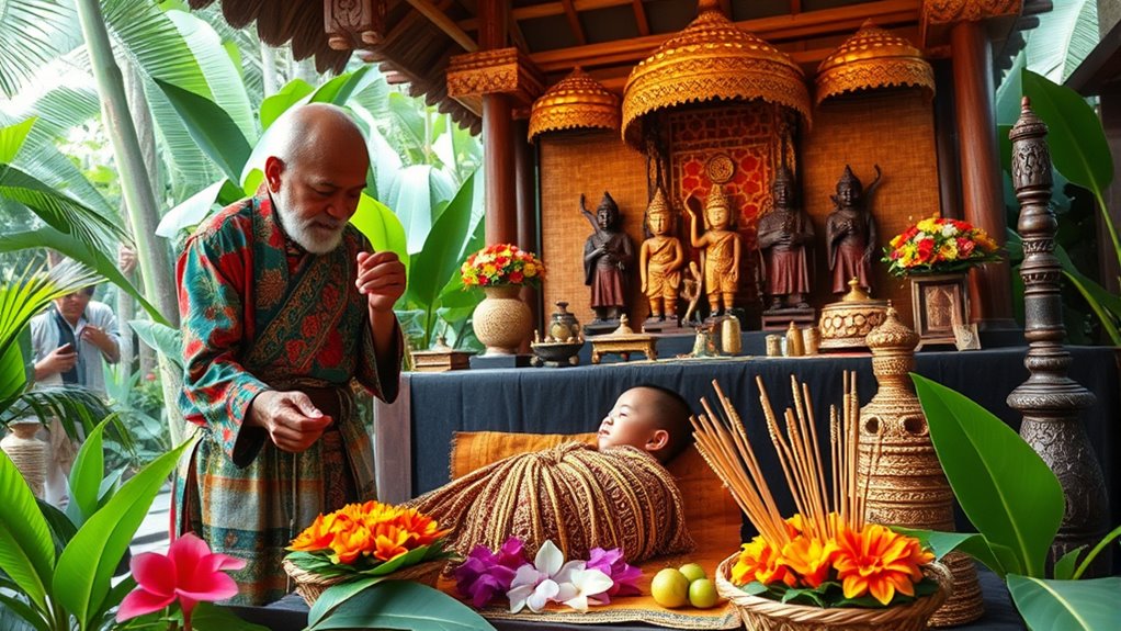 balinese blessing ritual elements