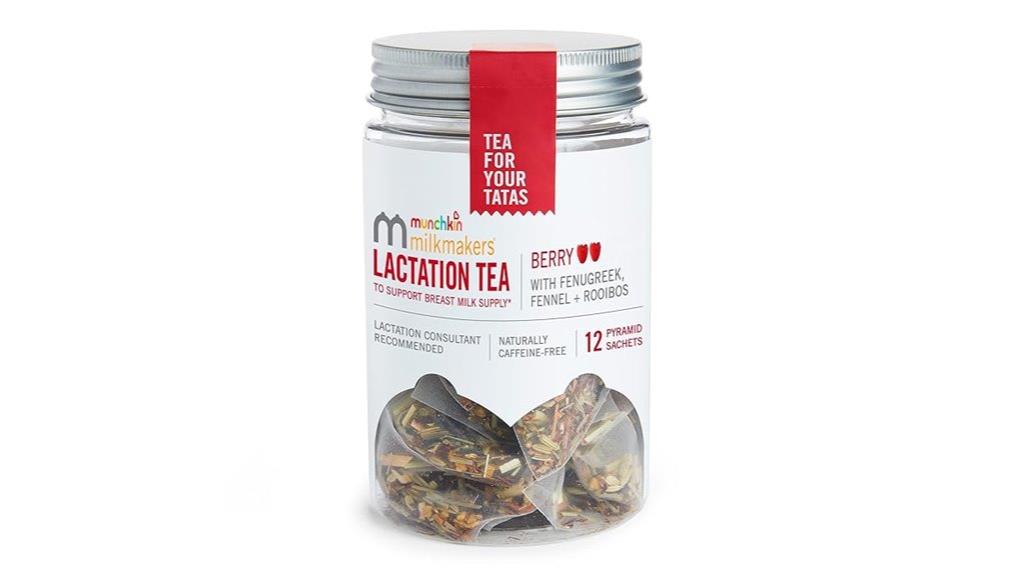 berry flavored lactation tea
