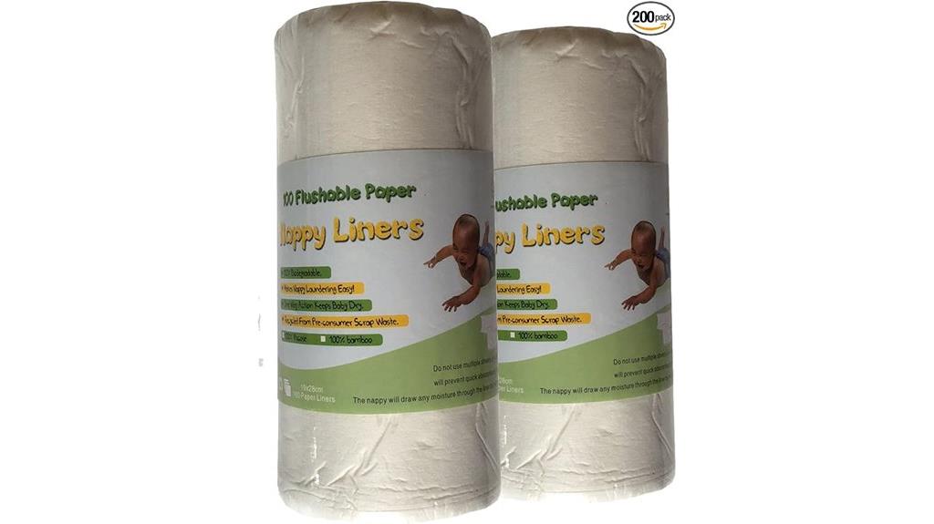 biodegradable baby diaper liners