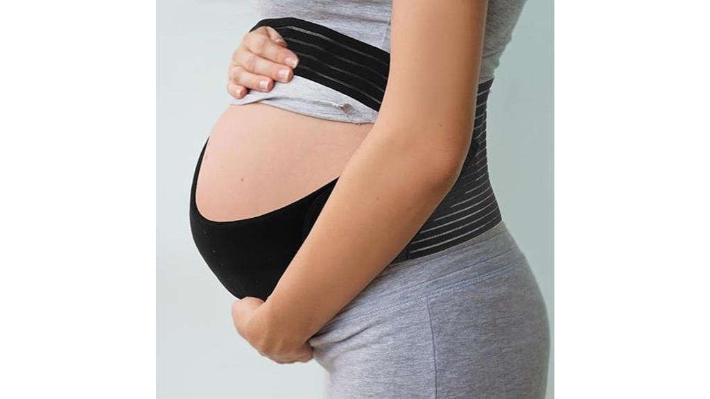 black large pregnancy support