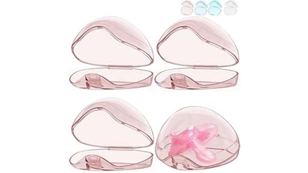 bpa free pacifier storage pack