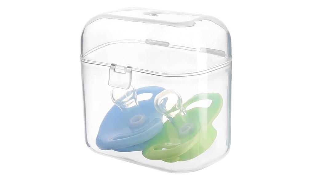 bpa free pacifier storage