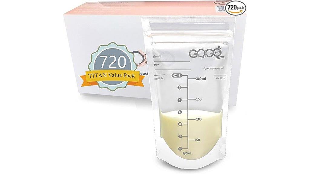 breastmilk storage bag pack