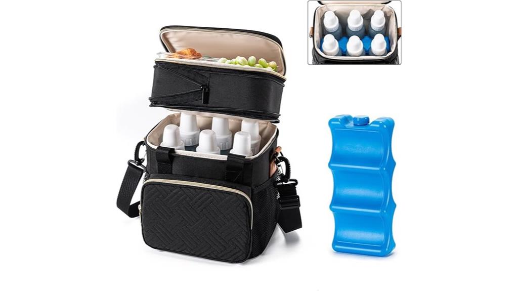 breastmilk storage with ice