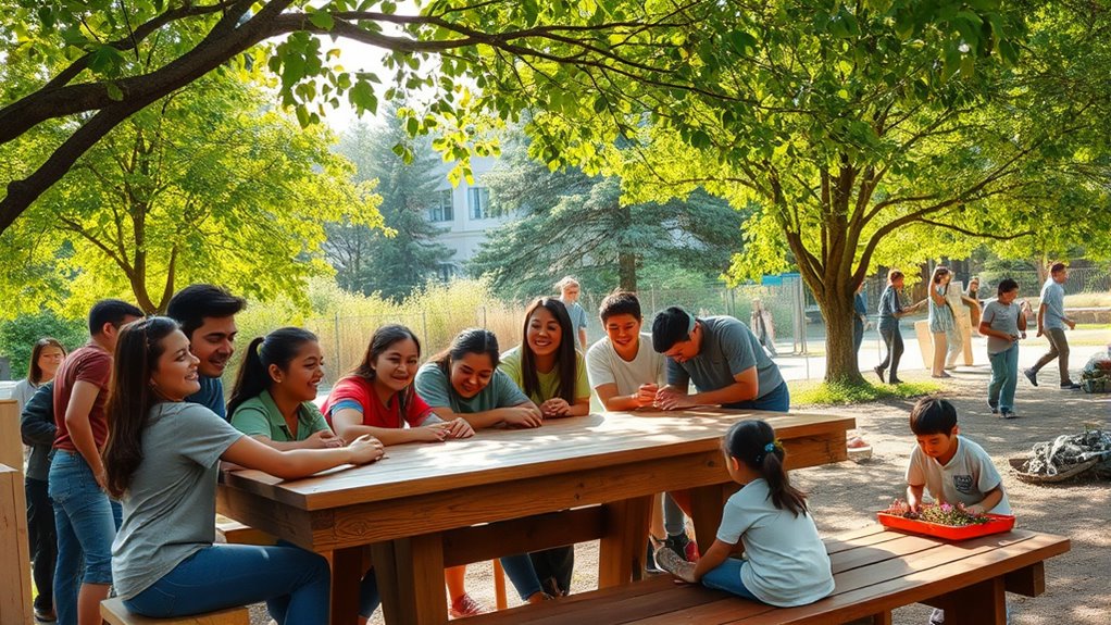 build bonds through volunteering
