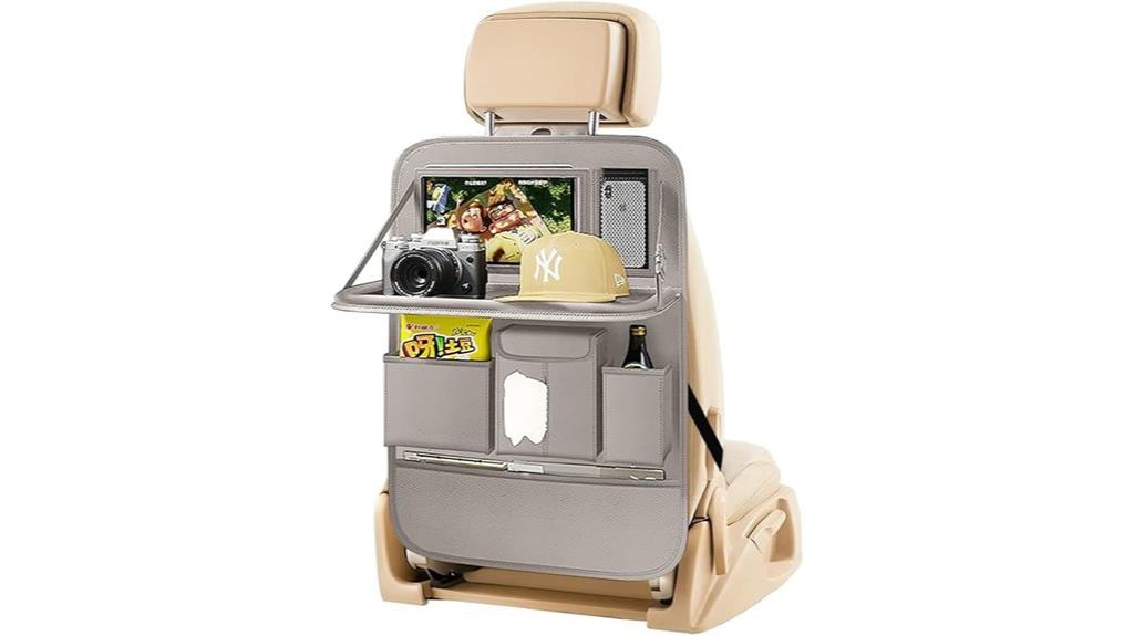 car organizer with tablet
