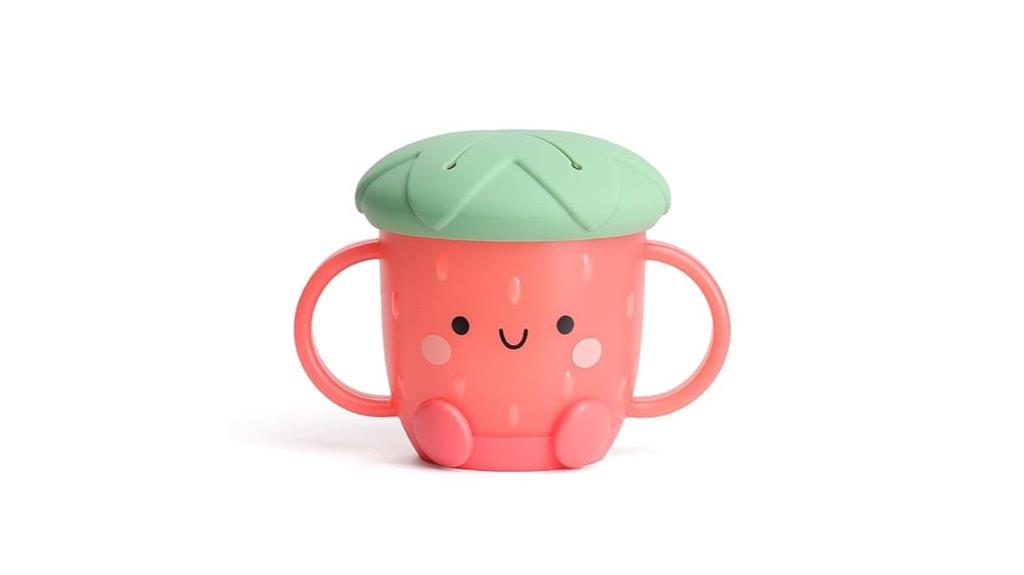 child s snack cup with lid