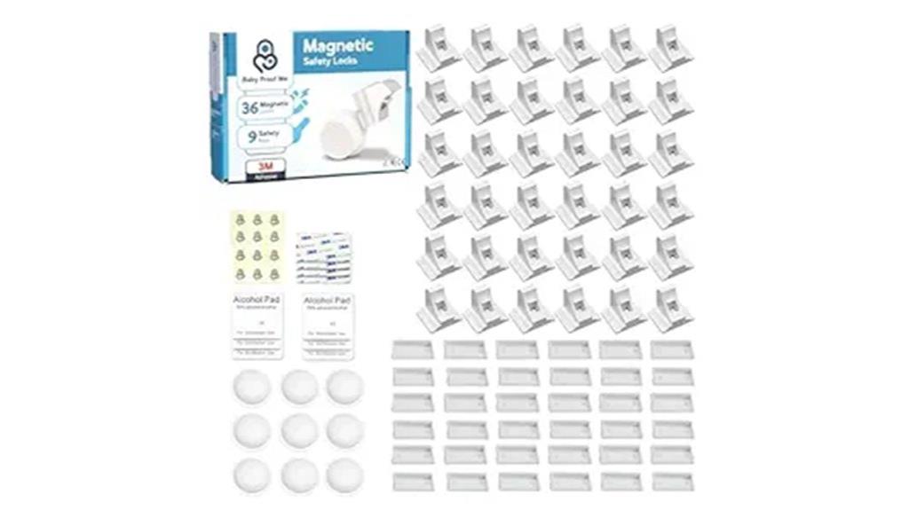 child safe magnetic lock set