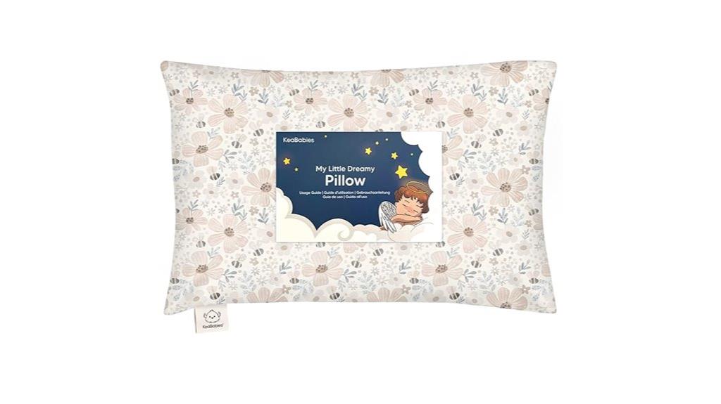 child sized floral pillowcase