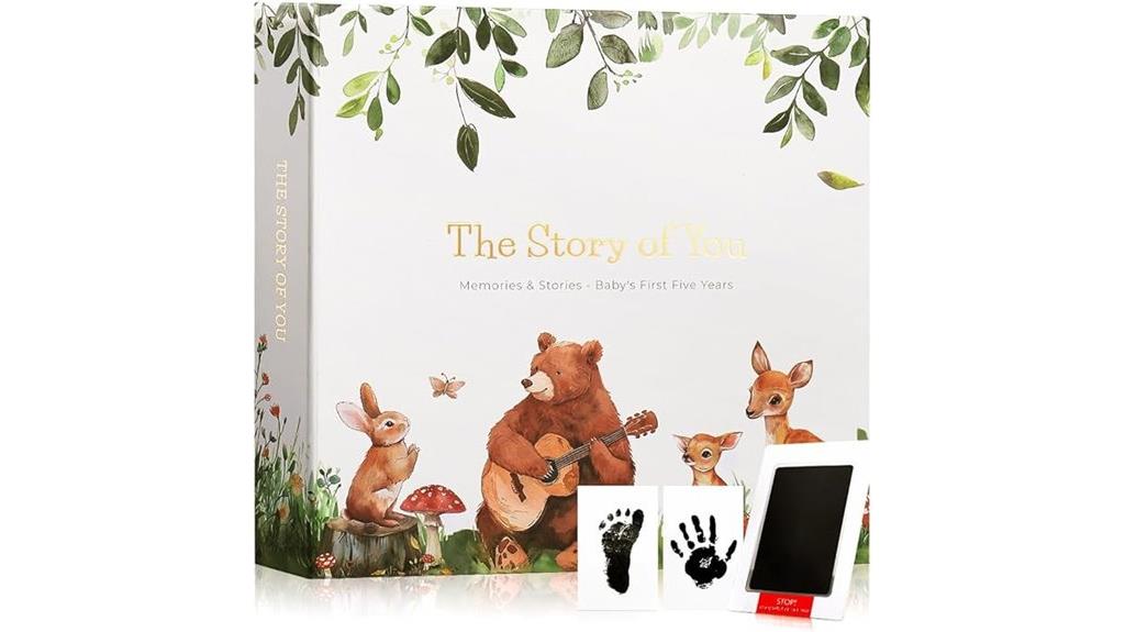 childhood milestone keepsake album
