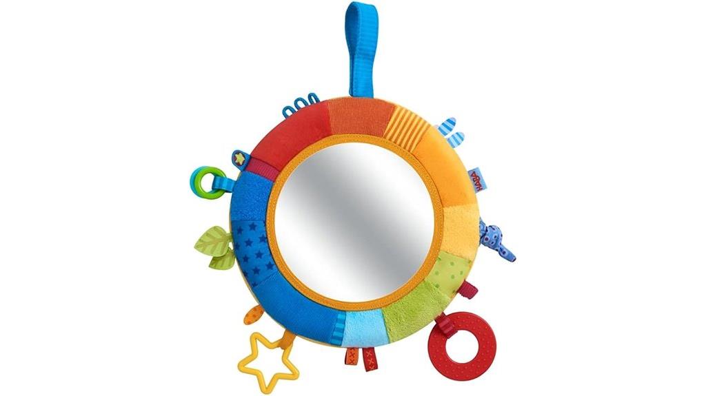 colorful baby mirror