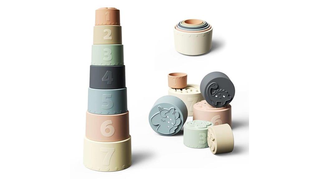 colorful silicone baby cups