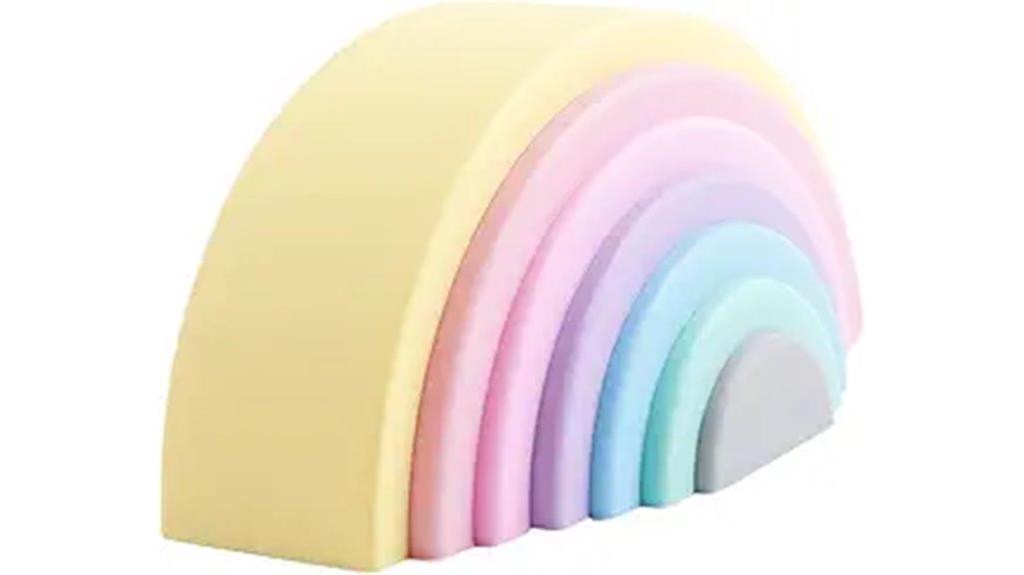 colorful silicone toddler puzzle