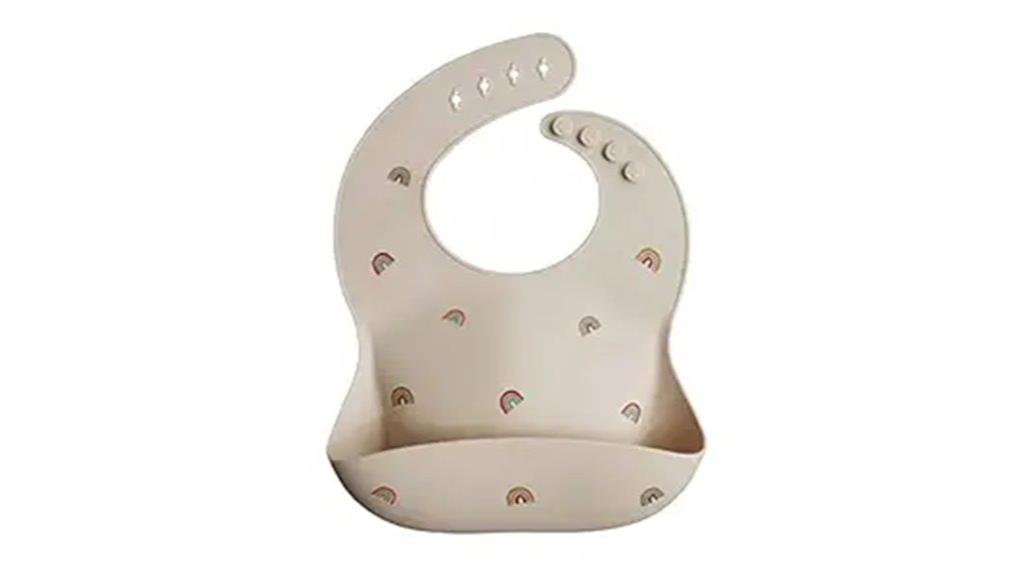 colorful waterproof baby bib