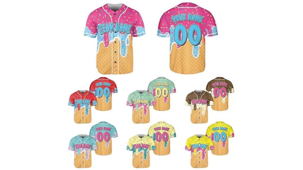 custom ice cream jersey