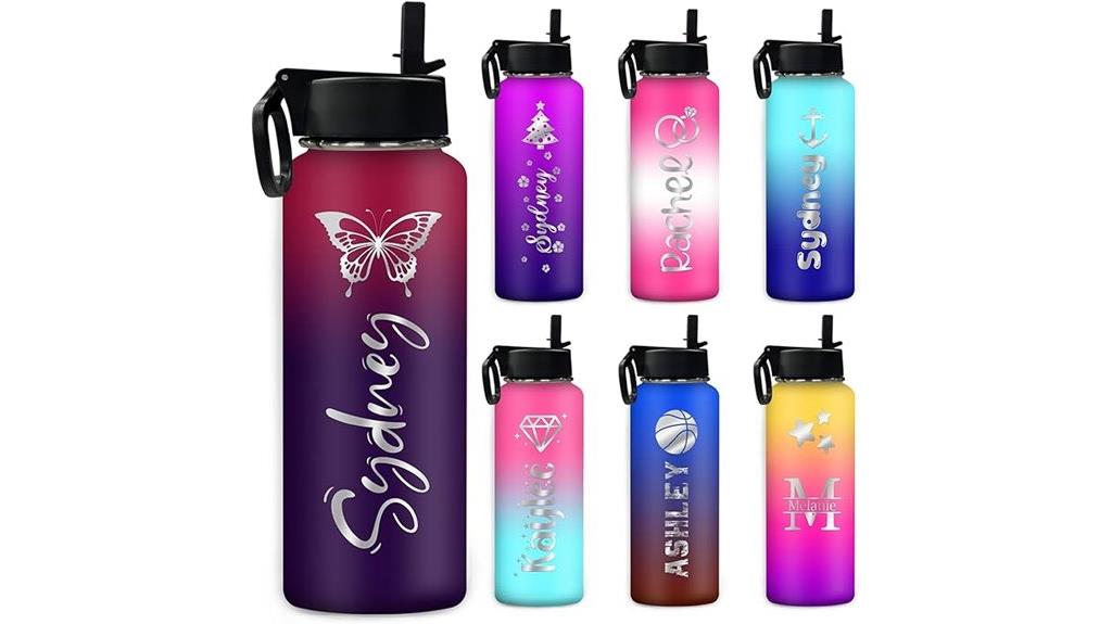 custom insulated steel bottle